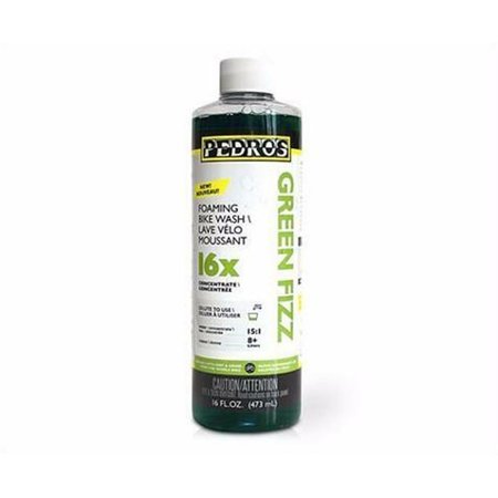 PEDROS 16 oz 16X Green Fizz 16X Concentrate Foaming Bike Wash 372890